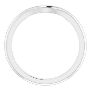 Continuum Sterling Silver Band for 6x4 mm Oval Ring Ethereal Legacy Boutiques
