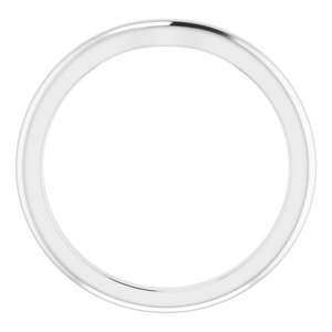 Sterling Silver Band for 4.4 mm Round Ring Ethereal Legacy Boutiques