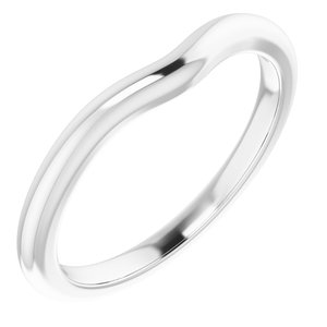 Continuum Sterling Silver Band for 6 mm Round Ring Ethereal Legacy Boutiques