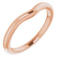 14K Rose Band for 6 mm Round Ring Ethereal Legacy Boutiques