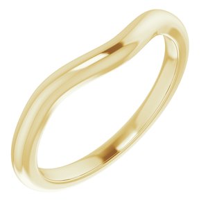 18K Yellow Band for 8.8 mm Round Ring Ethereal Legacy Boutiques