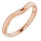 10K Rose Band for 8.8 mm Round Ring Ethereal Legacy Boutiques