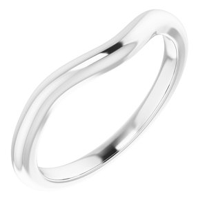 14K X1 White Band for 8.8 mm Round Ring Ethereal Legacy Boutiques