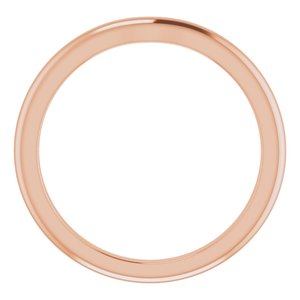 10K Rose Band for 4.1 mm Round Ring Ethereal Legacy Boutiques