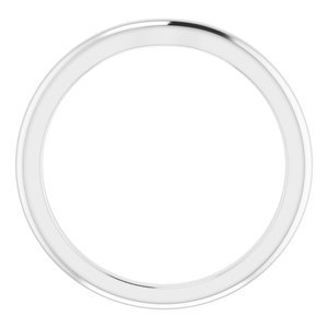 18K White Band for 4.1 mm Round Ring Ethereal Legacy Boutiques