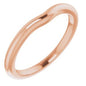 14K Rose Band for 4.8 mm Round Ring Ethereal Legacy Boutiques