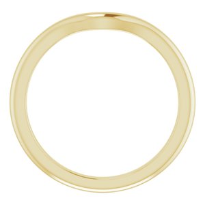 10K Yellow Band for 7x5 mm Oval Ring Ethereal Legacy Boutiques