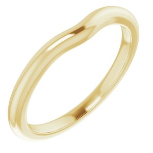 18K Yellow Band for 5.2 mm Round Ring Ethereal Legacy Boutiques