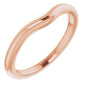10K Rose Band for 6.5 mm Round Ring Ethereal Legacy Boutiques