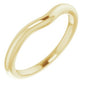 14K Yellow Band for 6.5 mm Round Ring Ethereal Legacy Boutiques