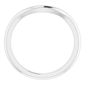 14K X1 White Band for 11 mm Round Ring Ethereal Legacy Boutiques