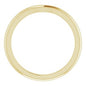 14K Yellow Band for 4.8 mm Round Ring Ethereal Legacy Boutiques