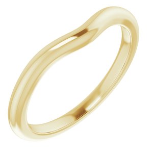 18K Yellow Band for 7 mm Round Ring Ethereal Legacy Boutiques
