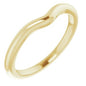 18K Yellow Band for 6x4 mm Oval Ring Ethereal Legacy Boutiques