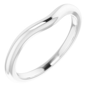 Continuum Sterling Silver Band for 7.4 mm Round Ring Ethereal Legacy Boutiques