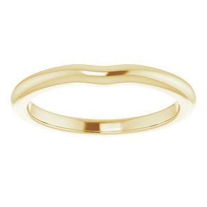 10K Yellow Band for 4.1 mm Round Ring Ethereal Legacy Boutiques