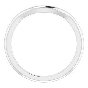 14K X1 White Band for 10 mm Round Ring Ethereal Legacy Boutiques