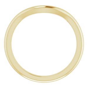 18K Yellow Band for 10 mm Round Ring Ethereal Legacy Boutiques