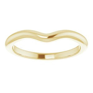18K Yellow Band for 7x5 mm Oval Ring Ethereal Legacy Boutiques