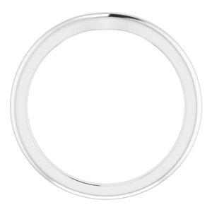 Continuum Sterling Silver Band for 5.2 mm Round Ring Ethereal Legacy Boutiques