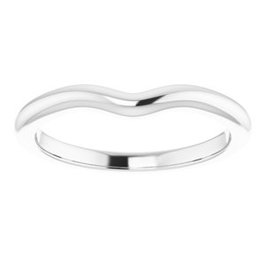 10K White Band for 6x4 mm Oval Ring Ethereal Legacy Boutiques