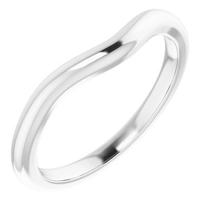 Continuum Sterling Silver Band for 8.2 mm Round Ring Ethereal Legacy Boutiques