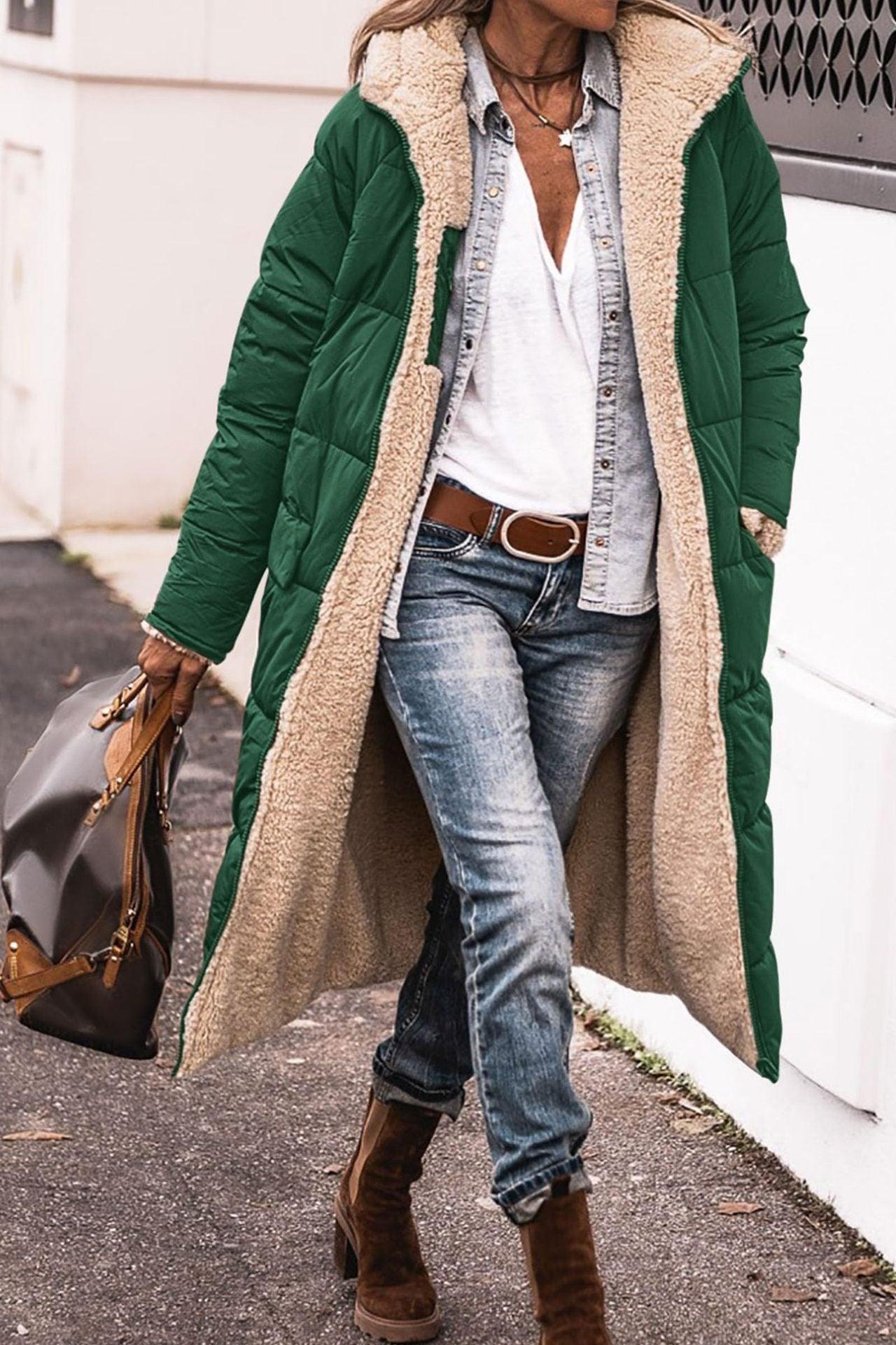 Rancher Fleece-Lined Hooded Jacket – Cozy, Stylish Cowgirl Outerwear for Every Occasion Country in My Heart