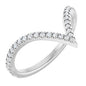 Platinum 1/5 CTW Natural Diamond French-Set Contour Band Ethereal Legacy Boutiques