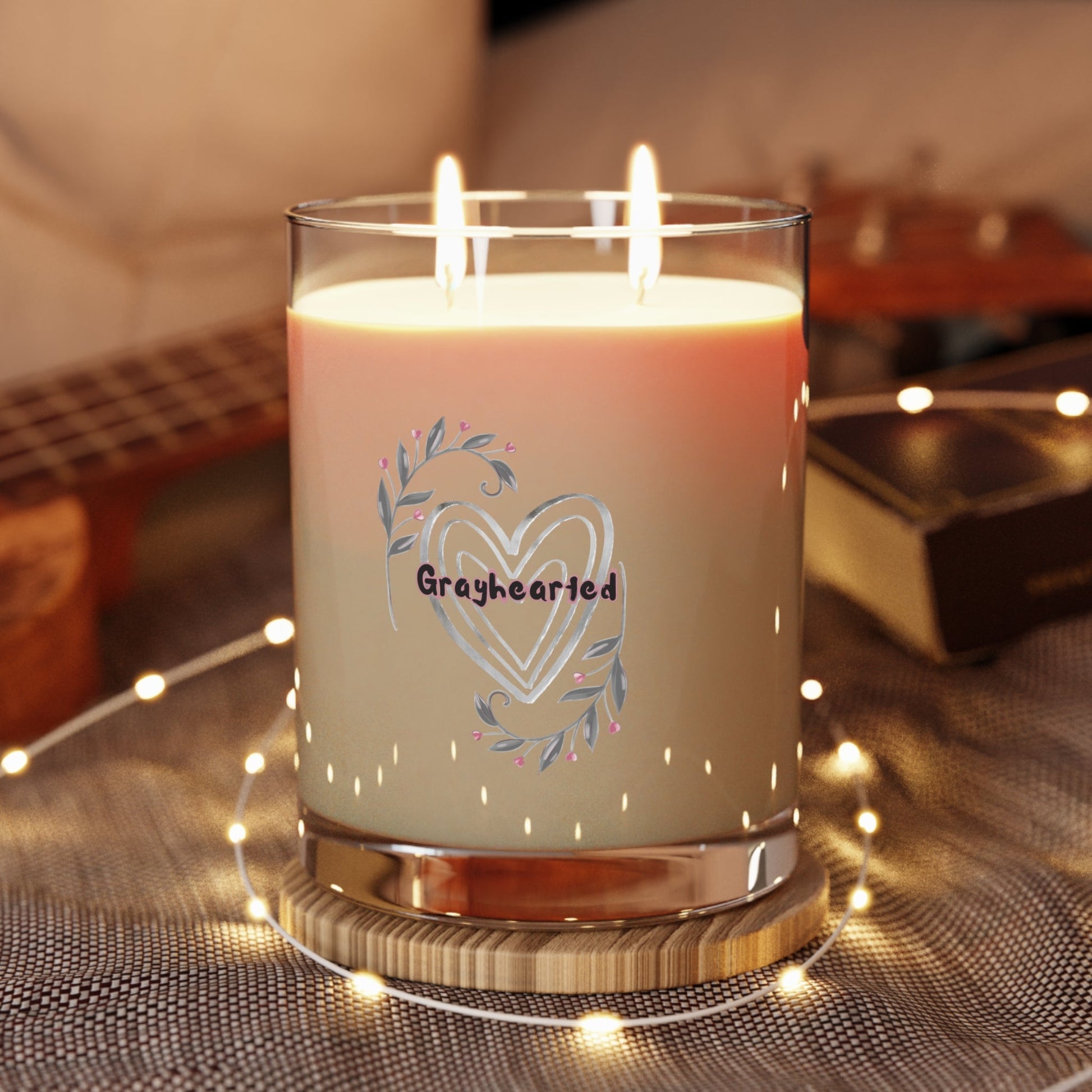 Grayhearted Scented Candle - 11oz Full Glass | Ideal for Relaxation and Gifts Grayceful LLC