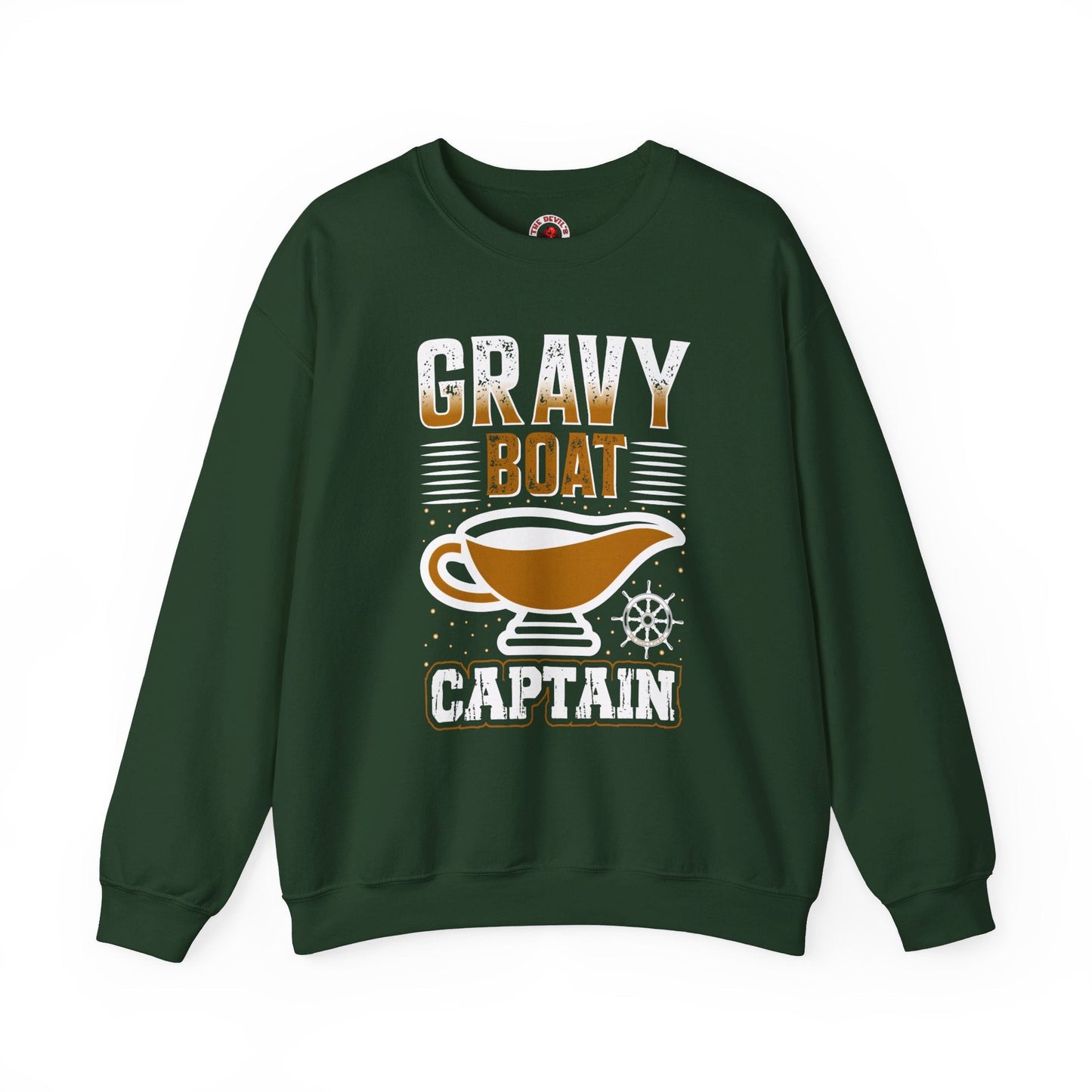Gravy Boat Captain Crewneck Sweatshirt The Devil's Pickle