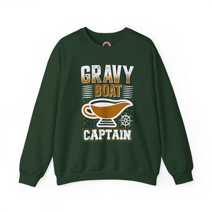 Gravy Boat Captain Crewneck Sweatshirt The Devil's Pickle
