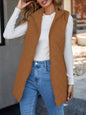 Women’s Cotton Jacket – Solid Color Lightweight Casual Outerwear FitiqueFit