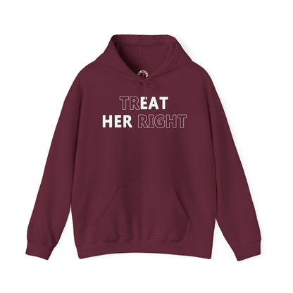 Treat Her Right Hooded Sweatshirt The Devil's Pickle