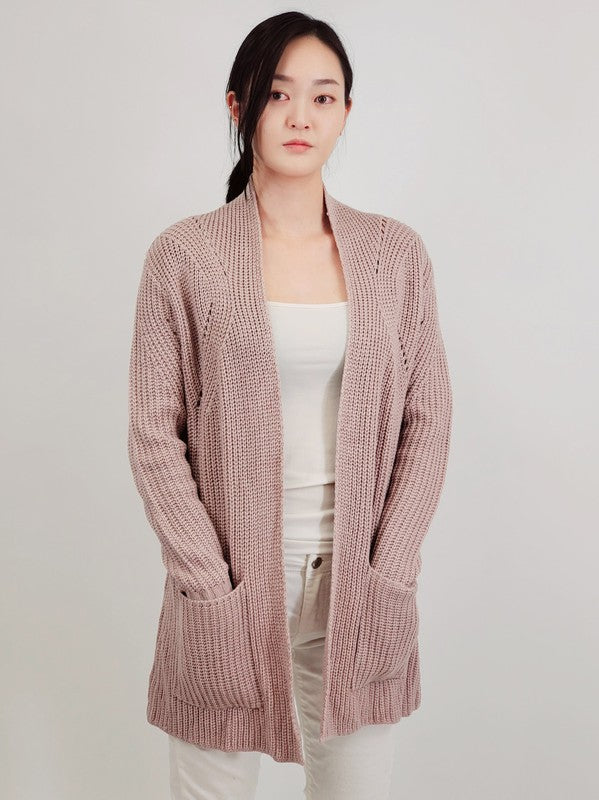 Open Front Waffle Knit Sweater Cardigan w/ Pocket Shop Style & More | Fresh Looks, Everyday Deals & Free Shipping