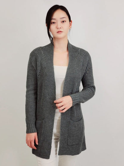 Open Front Waffle Knit Sweater Cardigan w/ Pocket Shop Style & More | Fresh Looks, Everyday Deals & Free Shipping