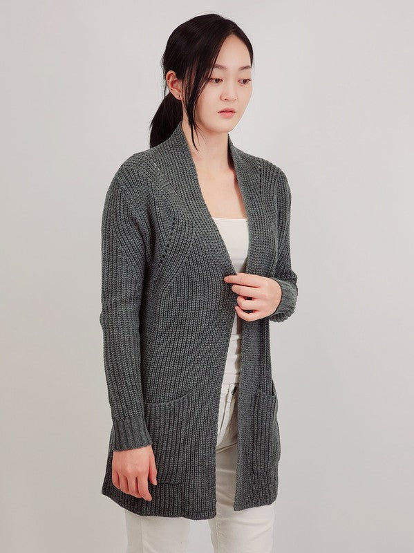 Open Front Waffle Knit Sweater Cardigan w/ Pocket Shop Style & More | Fresh Looks, Everyday Deals & Free Shipping