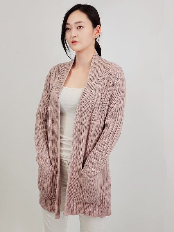 Open Front Waffle Knit Sweater Cardigan w/ Pocket Shop Style & More | Fresh Looks, Everyday Deals & Free Shipping