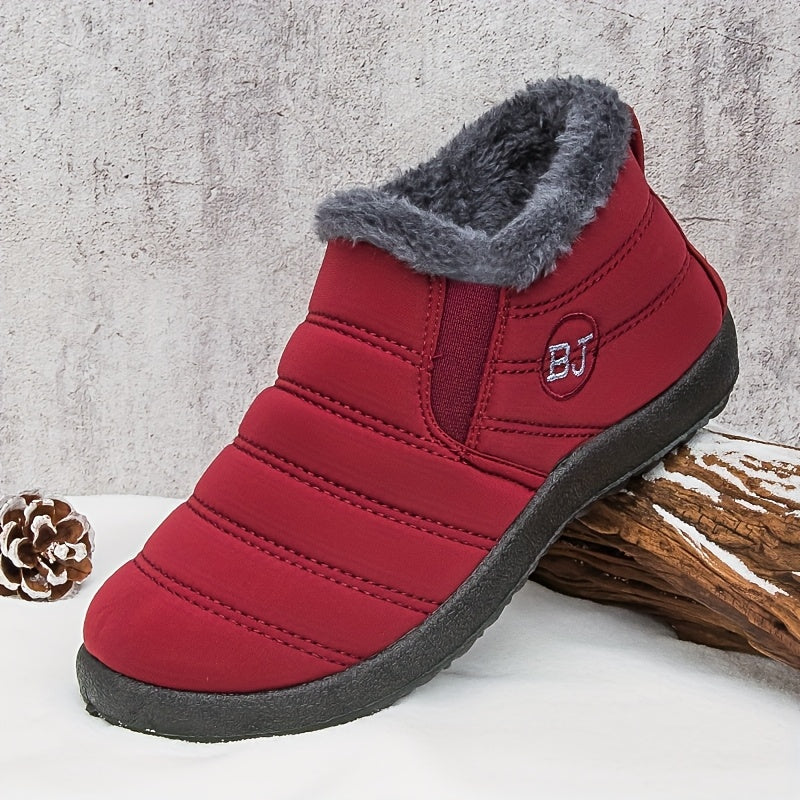 Women Winter Boots Slip On Winter Shoes For Women Ankle Boots Female Snow Boots NovaCart