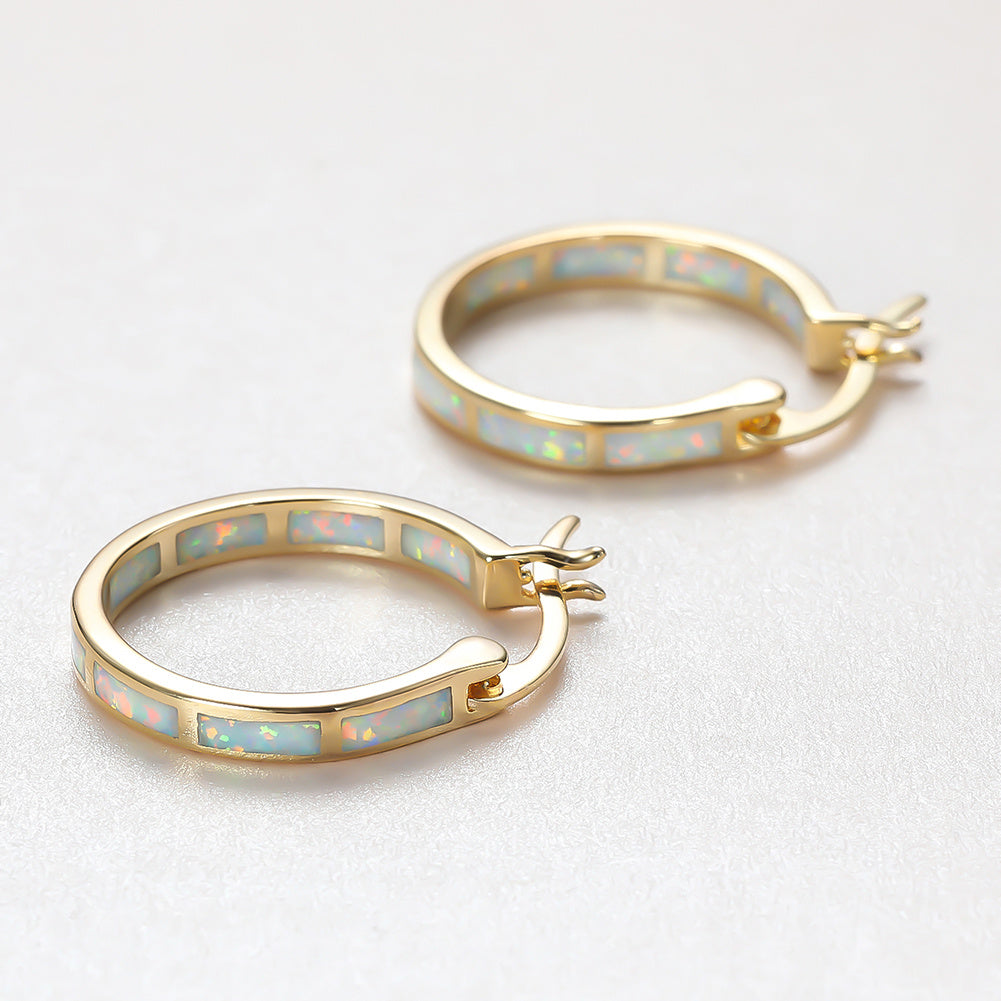 A Pair of Geometric Hoop Earrings That Are Stylish, Versatile, And Exaggerated for Women NovaCart