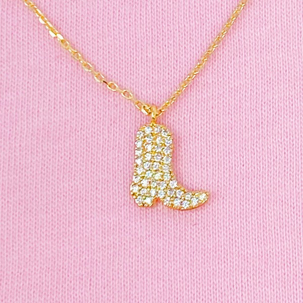 Glam Cow Girl Boot Necklace Shop Style & More | Fresh Looks, Everyday Deals & Free Shipping