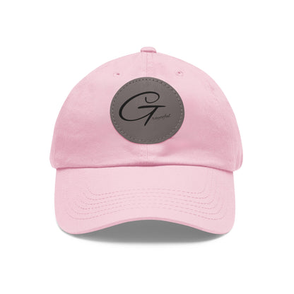 Hat with Leather Patch (Round) Grayceful LLC