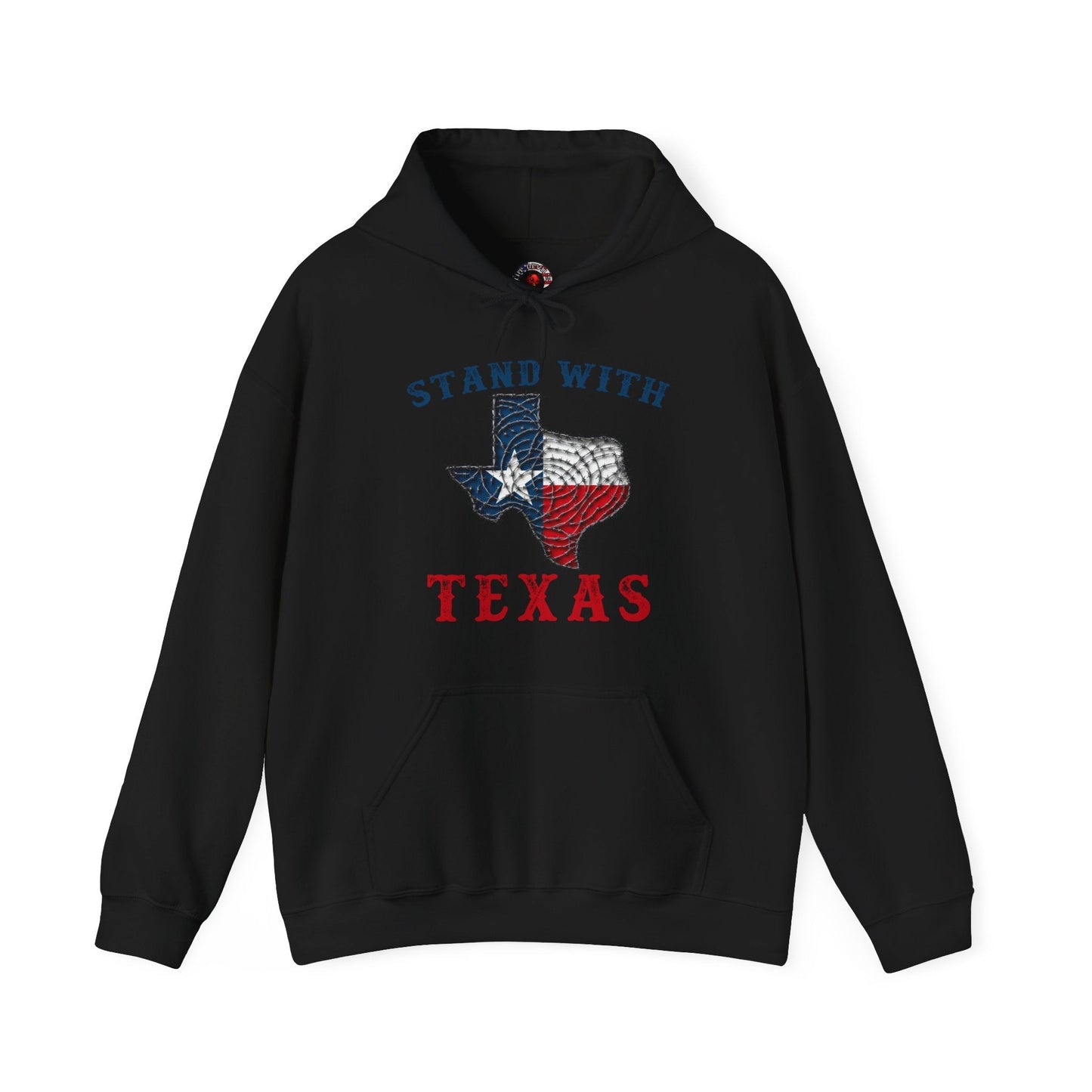 Stand With Texas Hooded Sweatshirt The Devil's Pickle