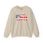 1776 American Flag Crewneck Sweatshirt The Devil's Pickle