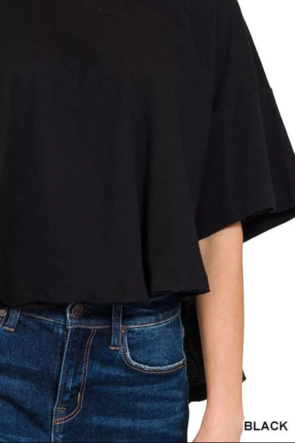 Zenana Cotton Round Neck Short Sleeve T-Shirt West2East Surf