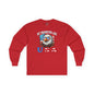 My Pronouns Are U.S.A Long Sleeve Tee The Devil's Pickle