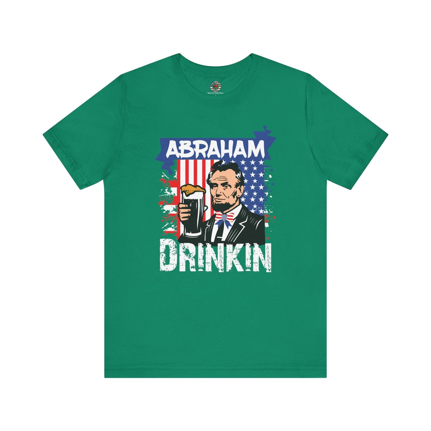 Abraham Drinking T-Shirt The Devil's Pickle