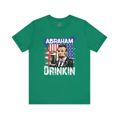 Abraham Drinking T-Shirt The Devil's Pickle
