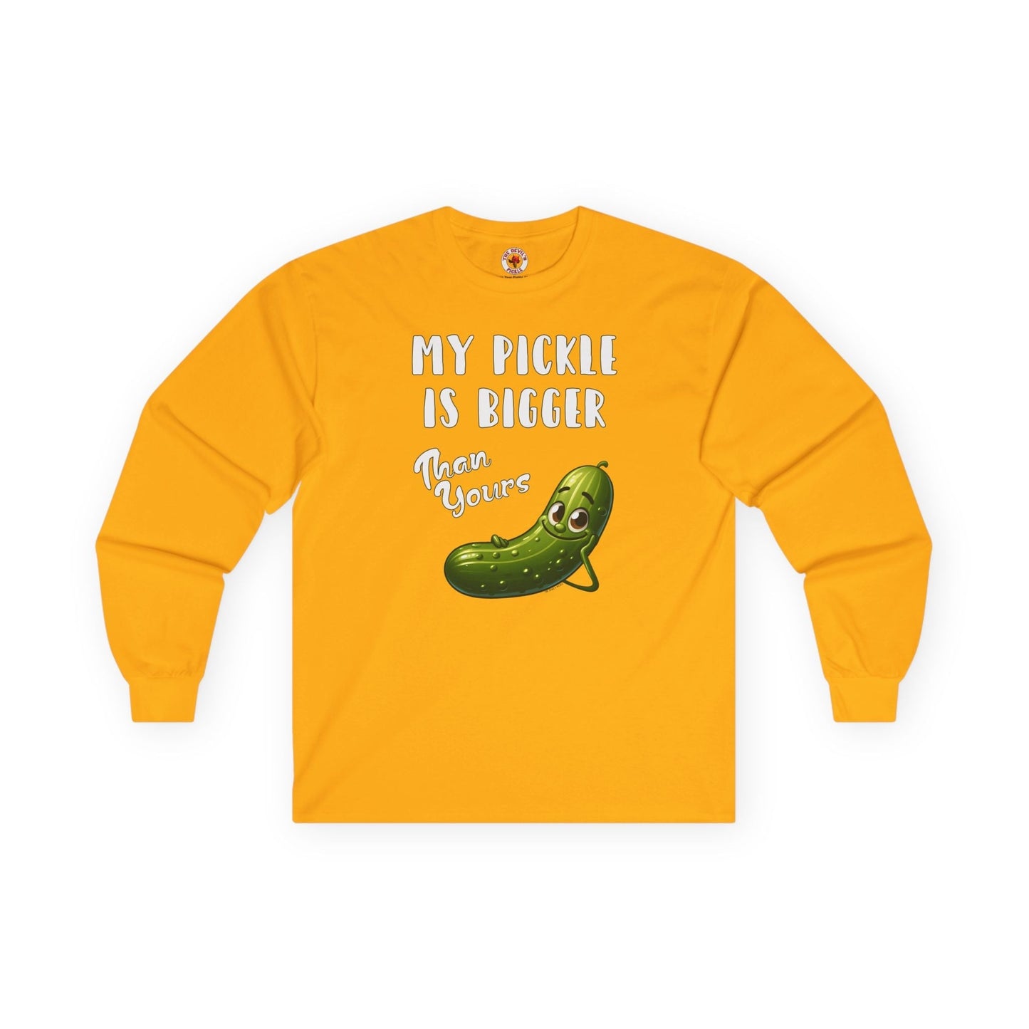 My Pickle Is Bigger Than Yours Long Sleeve Tee The Devil's Pickle