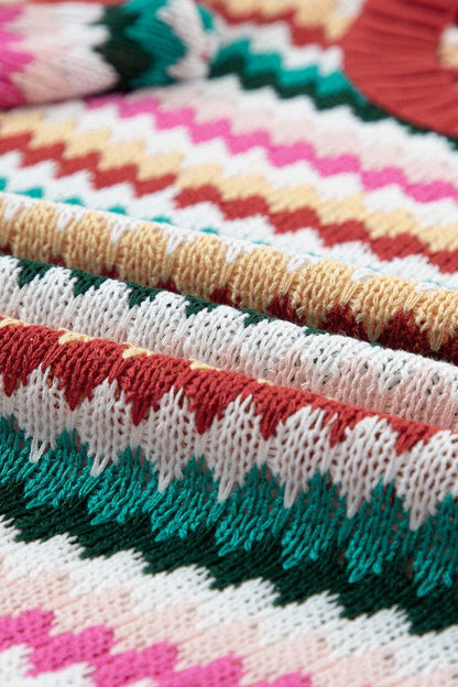 Molly Sleeve Colorful Textured Sweater Shop Style & More | Fresh Looks, Everyday Deals & Free Shipping