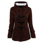 Cow Horn Button Hooded Jacket | Cozy & Stylish for the Modern Cowgirl Country in My Heart